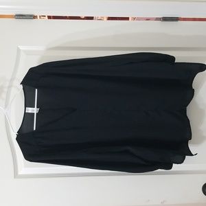 Pure Energy Black Long Sleeve Pullover Top